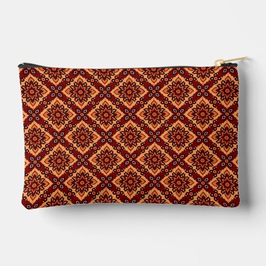  Boho bloemmotief Etui (Achterkant)