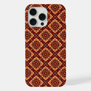 Boho bloemmotief iPhone 15 Pro Max Case