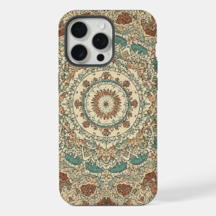 Boho Bloemrijke Mandala Waterverf iPhone Hoesje 15 Pro Max Case