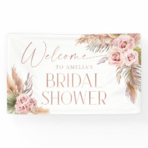 Boho bloemrijke Pampas roze gouden Welkom