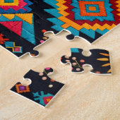 Boho Bloemrijke Poodle Puzzel (Zijkant)