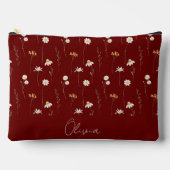 Boho bloemrijke regenboog etui (Voorkant)