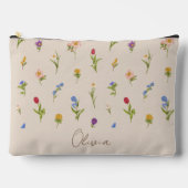 Boho bloemrijke regenboog etui (Voorkant)