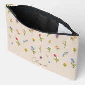 Boho bloemrijke regenboog etui (Open)