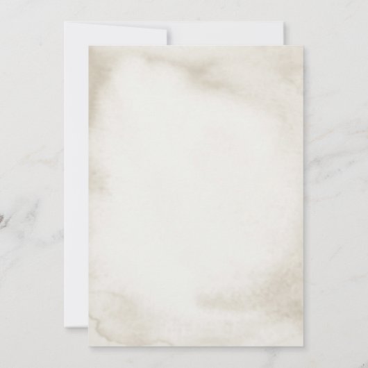 Boho Bloemrijke Verliefd op Bruiloft Feest Kaart (Achterkant)