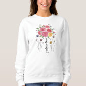 Boho Bloemstuk Godmother Moederdag Cadeau Trui (Voorkant)