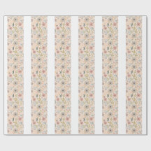 Boho bloemverpakkings papierpatroon-Cute esthetiek