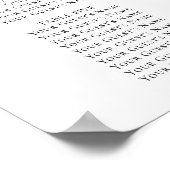 Boho Bloom | Bourgogne en Navy 8 Tafel Seat Grafie Poster (Hoek)