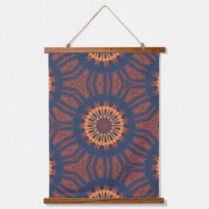 Boho Bloom Mandala Pattern Hangend Wandkleed