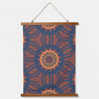 Boho Bloom Mandala Pattern Hangend Wandkleed