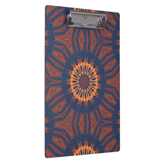 Boho Bloom Mandala Pattern Klembord (Rechts)