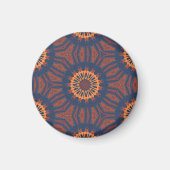 Boho Bloom Mandala Pattern Magneet (Voorkant)