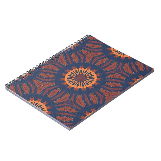 Boho Bloom Mandala Pattern Notitieboek (Linkerzijde)
