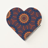 Boho Bloom Mandala Pattern Notitieboek (Achterkant)