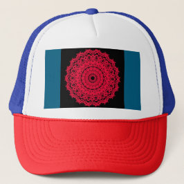 Boho bloom Mandala  Trucker Pet