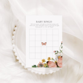 Boho Bloom Spring Wildflower Baby Bingogame