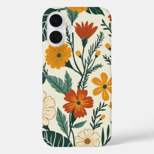 Boho Blooming iPhone 16 Hoesje