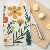 Boho Blooming Theedoek (Quarter Fold)