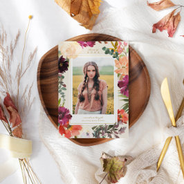 Boho Blooms | 2024 Afstuderen Foto aankondiging