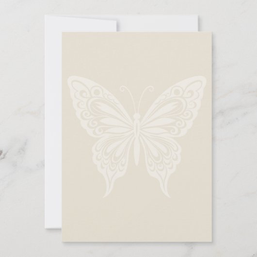 Boho Blooms en Blossoms Afstudeerfeest Kaart (Achterkant)