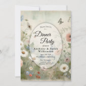 Boho Blooms en  Blossoms Restaurant Diner Kaart (Voorkant)