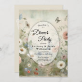 Boho Blooms en  Blossoms Restaurant Diner Kaart (Voorkant / Achterkant)