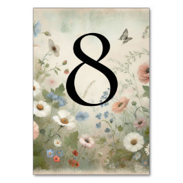 Boho Blooms en  huwelijksgeloften Kaart