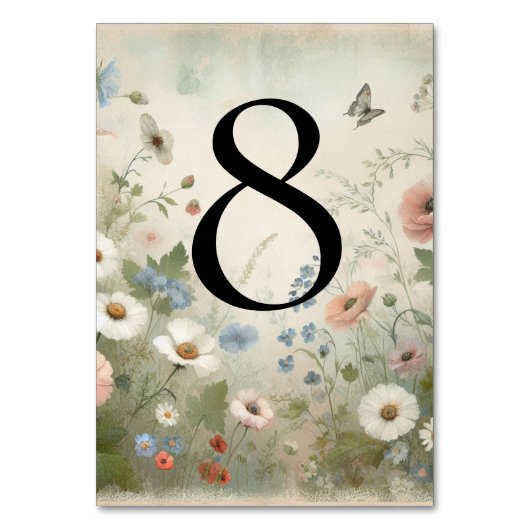 Boho Blooms en  huwelijksgeloften Kaart (Voorkant)