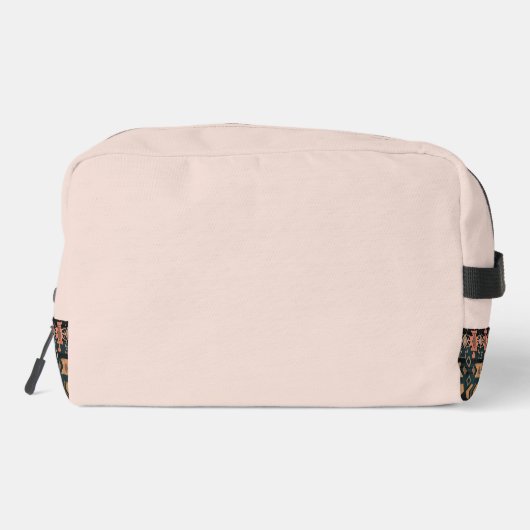 Boho Blooms en pijlen monogram Toilettasje (Achterkant)