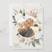 Boho Blooms | Foto-Afstuderen Aankondiging (Voorkant)