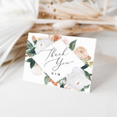 Boho Blooms Geometric Floral Bedankkaart