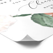 Boho Blooms Mimosa Bar Bordje Poster (Hoek)