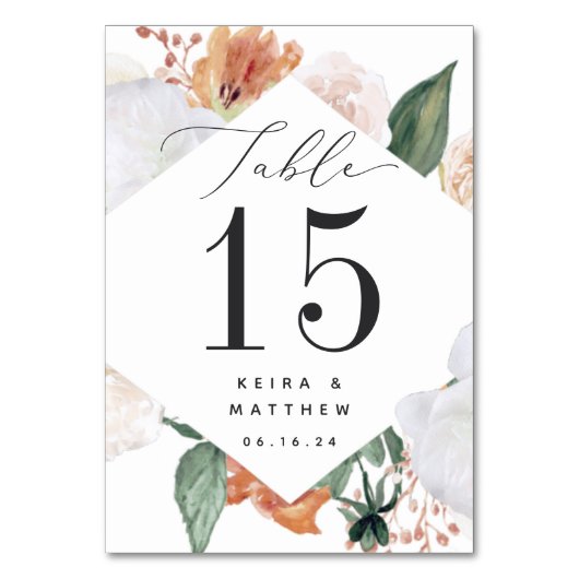 Boho Blooms | Modern Floral — Aangepast Kaart (Achterkant)