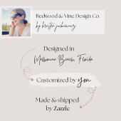 Boho Blooms Modern Floral Bevestiging Folie Uitnodiging