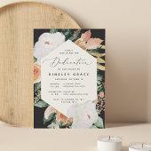 Boho Blooms | Modern Floral Dedication Kaart