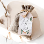 Boho Blooms | Modern Floral Favor Cadeaulabel