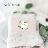 Boho Blooms Modern Floral Plaatskaartje