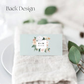 Boho Blooms Modern Floral Plaatskaartje