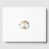 Boho Blooms Modern Floral Wedding Gastenboek (Achterkant)