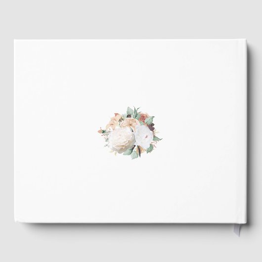 Boho Blooms Modern Floral Wedding Gastenboek (Achterkant)