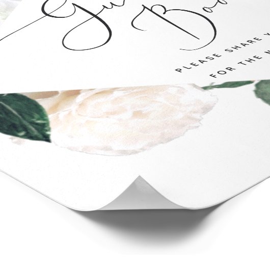 Boho Blooms Weddenschap Poster (Hoek)