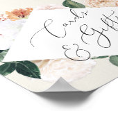 Boho Blooms Weddenskaarten en cadeaubonnen Poster (Hoek)