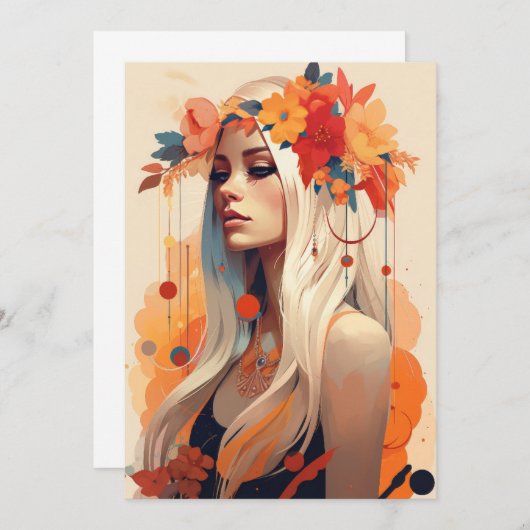 Boho Blossom Elegantie (Voorkant / Achterkant)