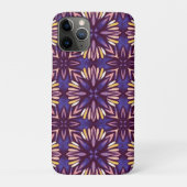 Boho Blossom: Paarse bloemenmotief Case-Mate iPhone Case (Achterkant)