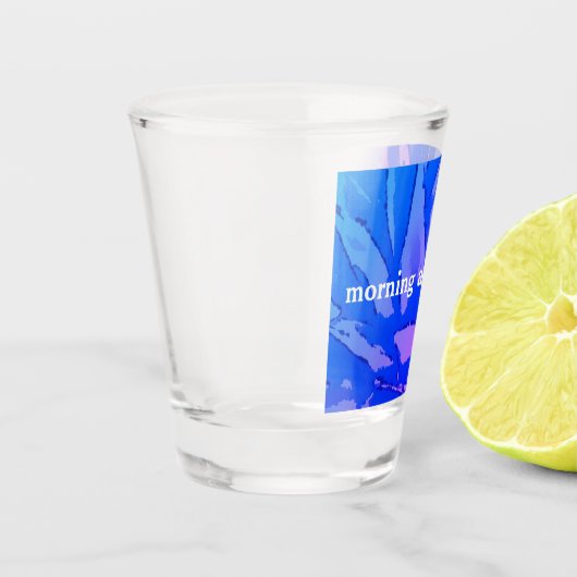 Boho Blue Agave Affirmations Shot Glass Shot Glas (Links)