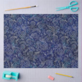 Boho Blue Botanicals Mooie Bloemen Tissuepapier (Craft)