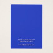 Boho Blue Butterfly Ketting Bracelet Display Card Visitekaartje (Achterkant)