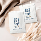 Boho Blue Clothesline Sweet is een Baby shower voo Bedankzakje