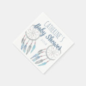  Boho Blue Dreamweaver Baby shower Servet (Hoek)