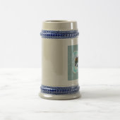 Boho Blue Elephant Bierpul (Center)